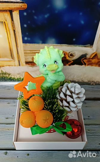 Мыло ручной работы новогоднее