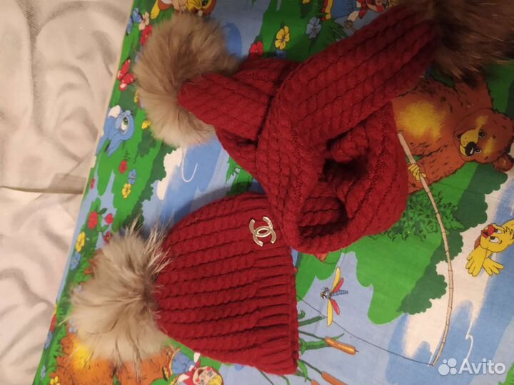 Шапка зимняя для девочки