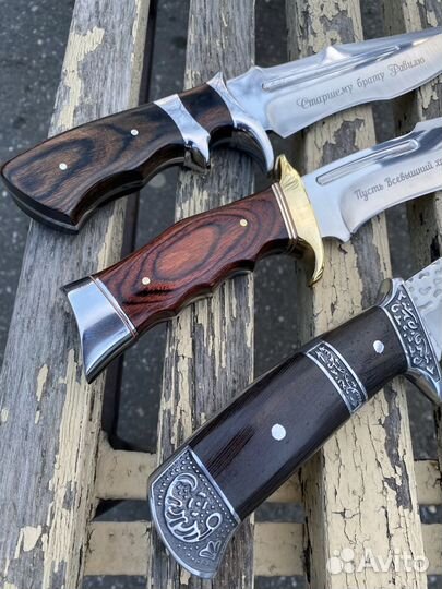 Ножи с гравировкой сувенирные