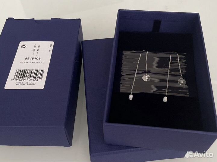 Серьги Сваровски