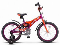 Велосипед детский Jet Stels 16д. фиол.-оранж