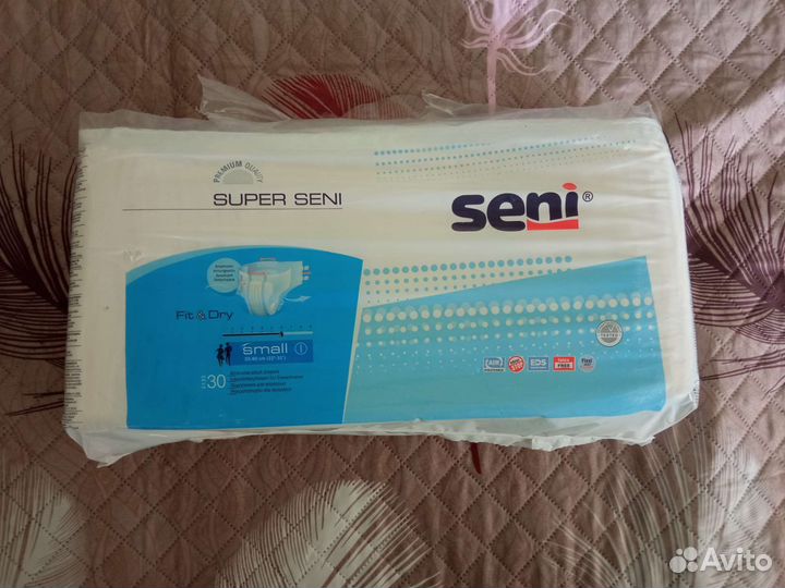 Памперсы для взрослых seni размер S