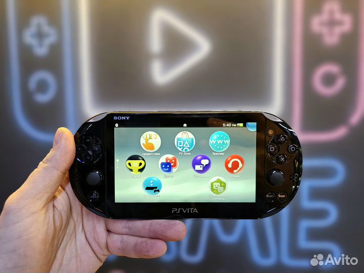 Портативная приставка Sony PS Vita Slim с играми