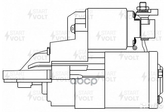 Стартер для а/м Mazda 3 BL (08) /6 GH (07) 2.0i