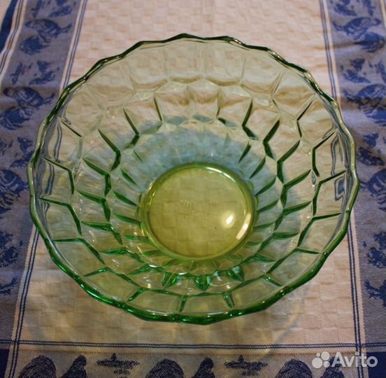 Ваза 1 кдо зеленое стекло