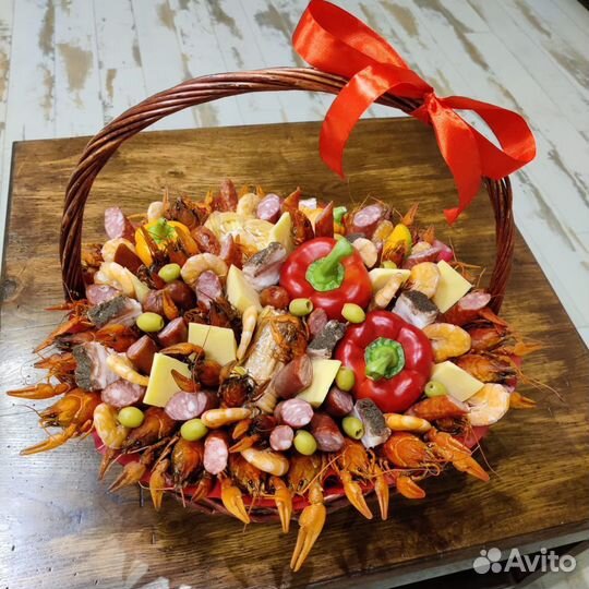 Мужской съедобный букет