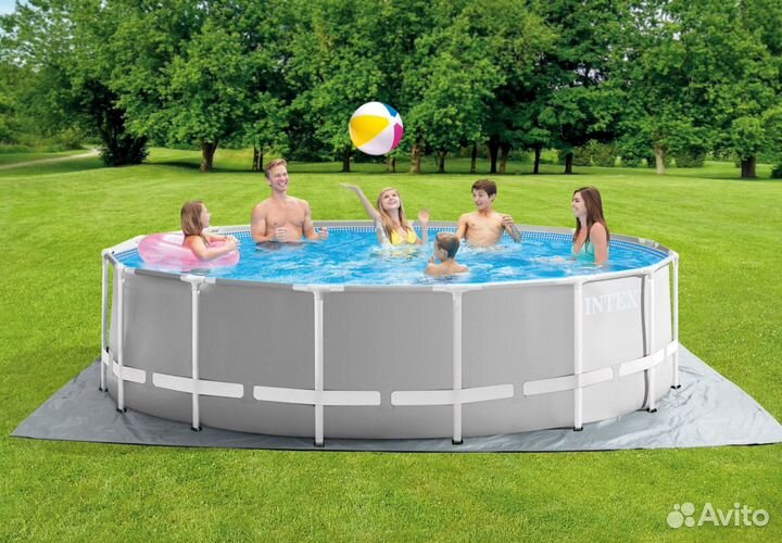 Каркасный бассейн intex Prism Frame Pool 457X122