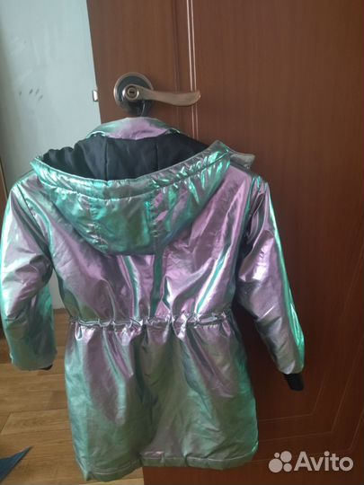 Куртка пальто для девочки 128