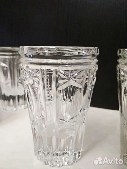 Набор стаканов винтаж Богемия Чехословакия