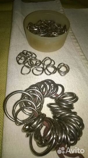 Фурнитура. Кольца и полукольца металлические СССР