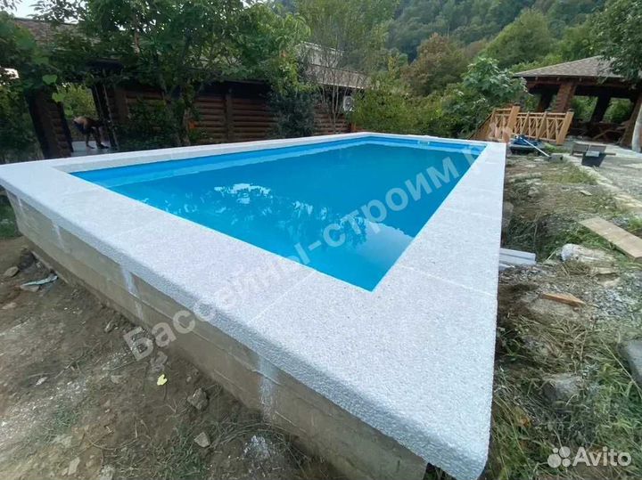 Бассейн 7х3х1,5 от производителя,ступени Стандарт