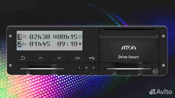 Тахограф атол Drive с скзи (нкм) (Гарантия 1 год)