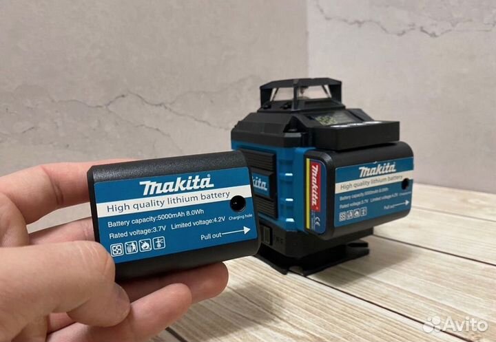 Лазерный уровень makita 4D нивелир 16 линий