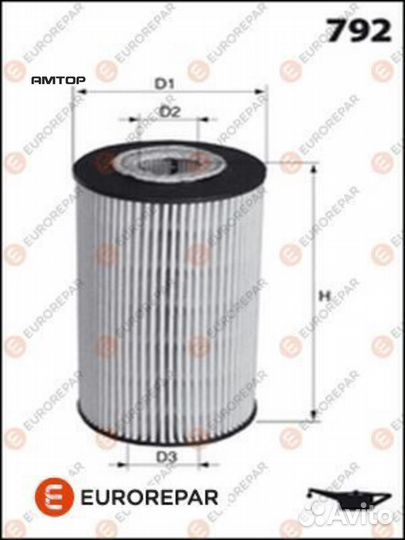 Eurorepar E149166 Фильтр масляный eurorepar E14916