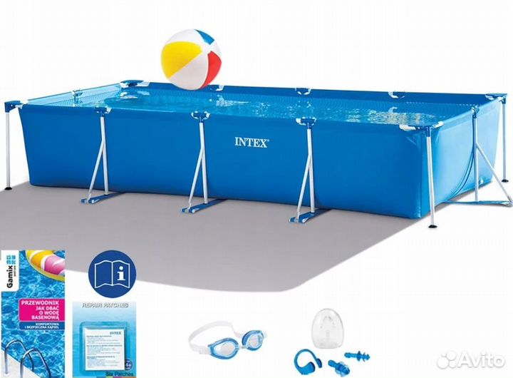 Бассейн каркасный / бассейн intex