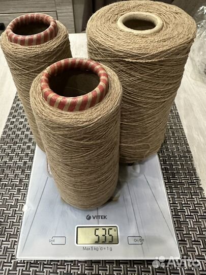 Итальянская бобинная пряжа альпака с мериносом