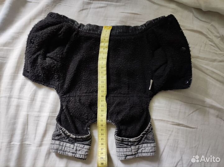 Джинсовый комбинезон для собак, S