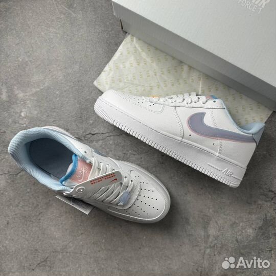 Кроссовки nike AIR force натуральная кожа 37-41