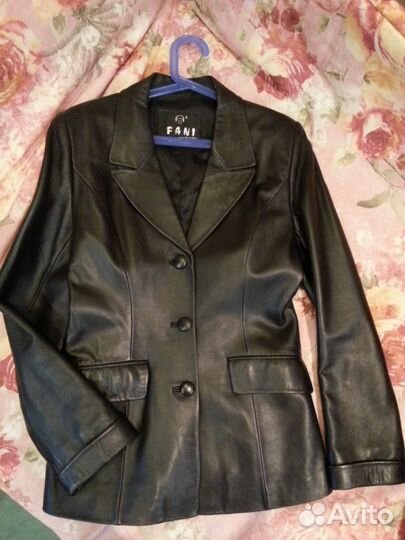 Жакет кожаный