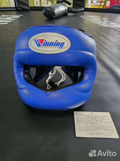 Боксёрский шлем с бампером Winning,оригинал