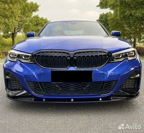 Сплиттер губа на бамер BMW G20