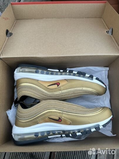 Кроссовки nike air max 97 gold