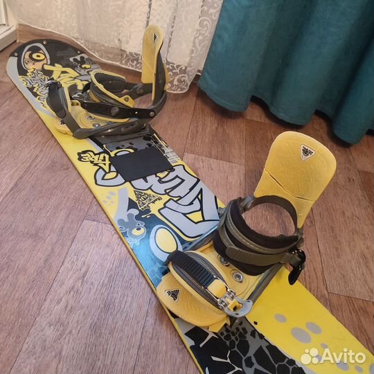 Сноуборд black fire 150 + крепы