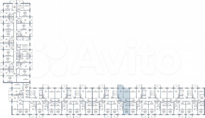 2-к. квартира, 71,3 м², 17/17 эт.