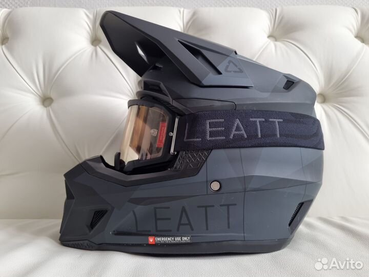 Кроссовый Шлем с очками Leatt 7.5 Helmet Kit Black