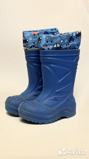 Резиновые сапоги утепленные 24