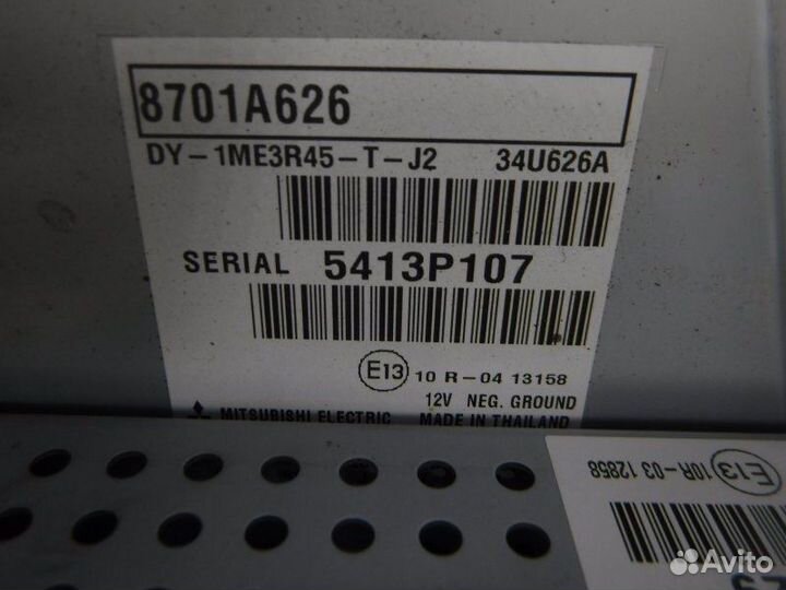 Магнитола Mitsubishi Pajero Sport 2 4D56 2015