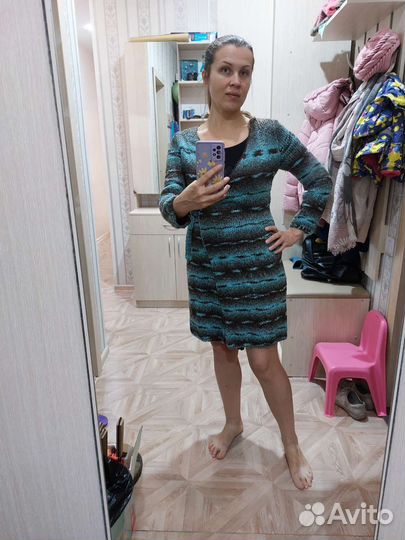 Платье, джемпер вязаный