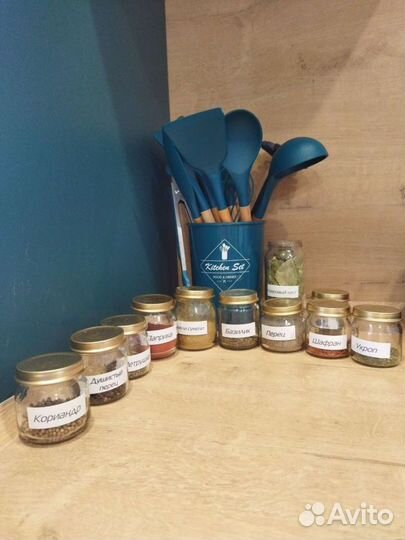 Подарочный Набор баночек для специй