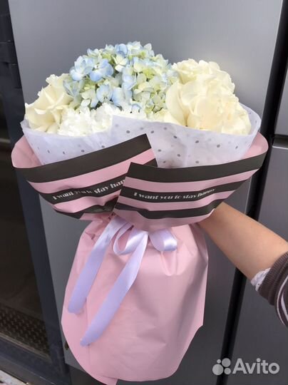 Букет из гортензий Гортензия Цветы Доставка