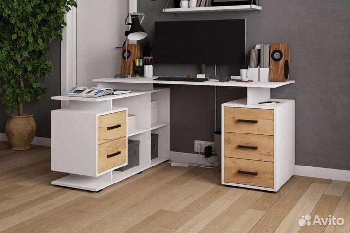 Компьютерный стол скму 3 угловой