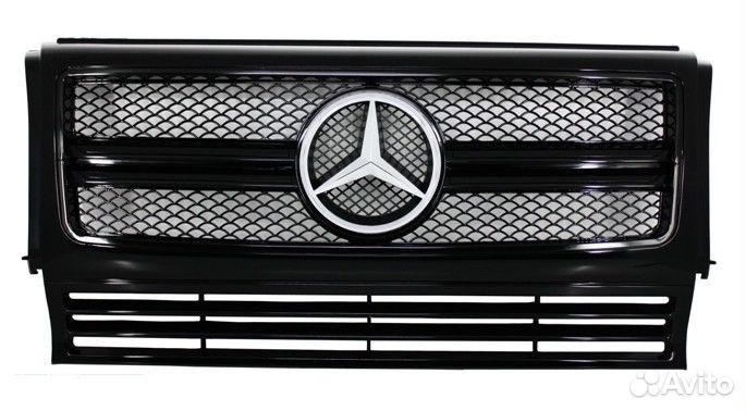 Решётка радиатора на Гелендваген амг 6.3 чёрная