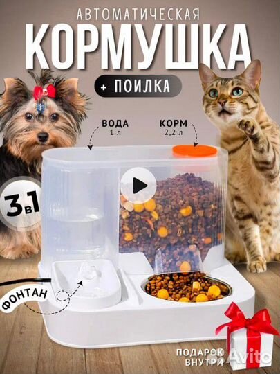 Автоматическая кормушка и поилка