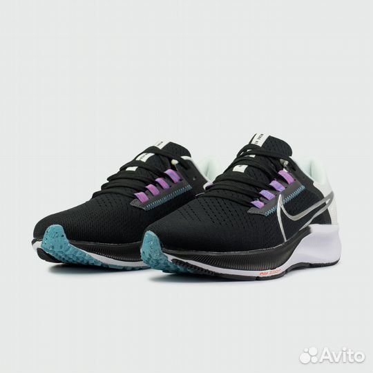 Nike Air Zoom Pegasus 38 Black Silver