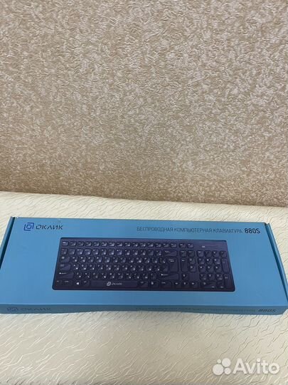 Беспроводная розовая клавиатура KW-5