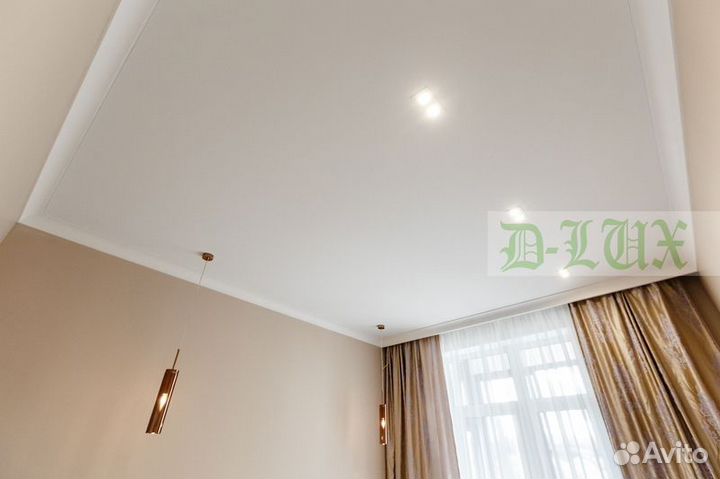 Установка потолков с подсветкой