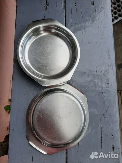 Тарелки из нержавейки СССР