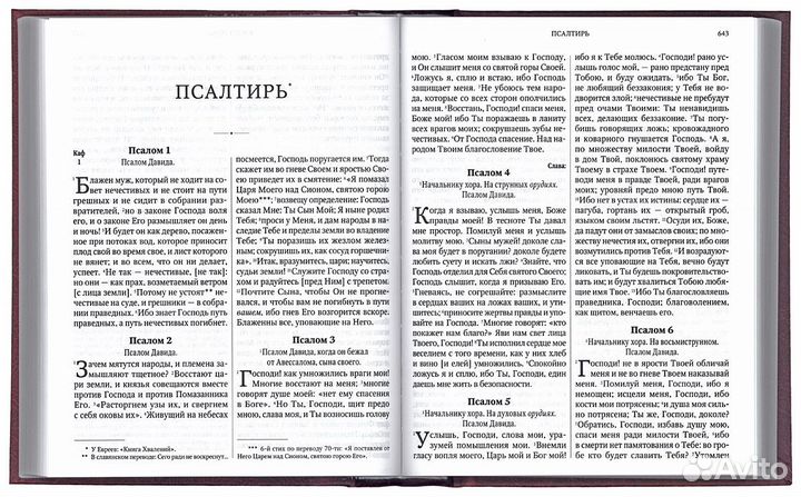 Библия на русском языке. Крупный шрифт