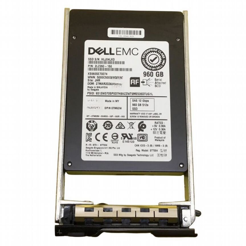 [TM62W] Жесткий Диск Dell 960gb Sas 2,5" Ssd Tm62w