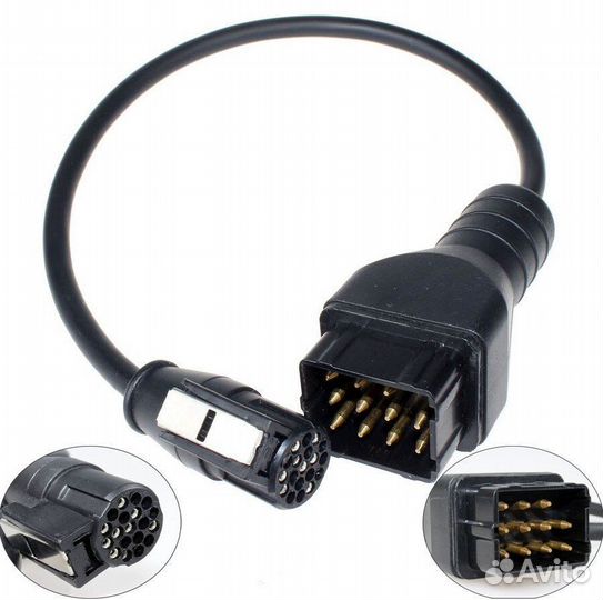 Кабель renault CAN clip 12 пин