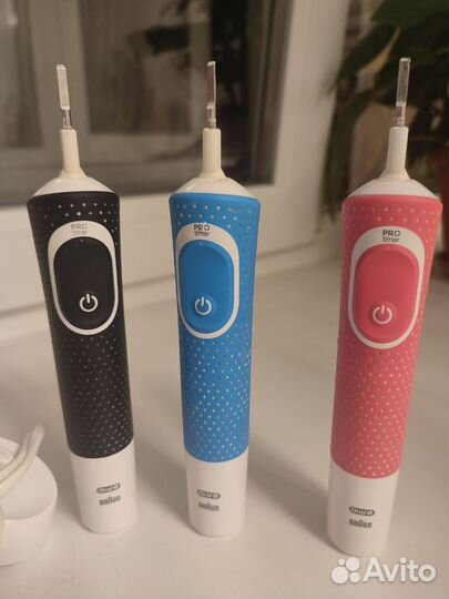 Электрические щётки Oral b цена за три комплекта