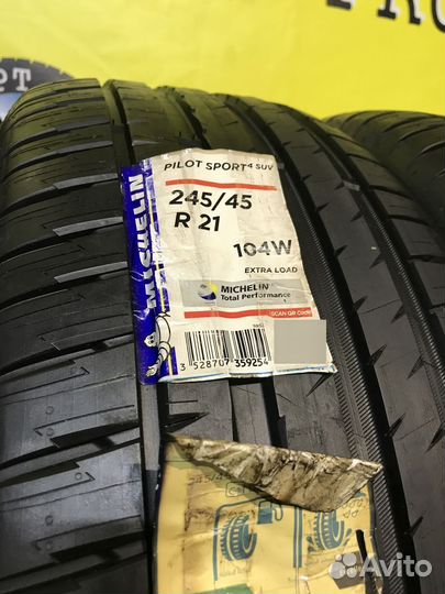 Michelin Pilot Sport 4 SUV 245/45 R21 104U