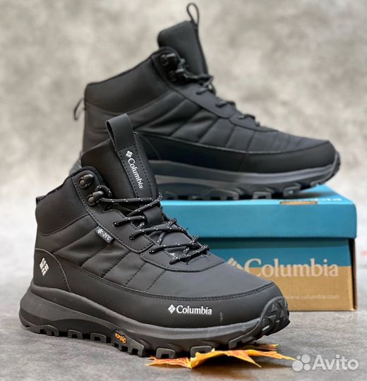 Черные ботинки Columbia Gore-Tex для осени и зимы