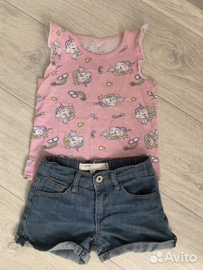 Вещи пакетом на девочку на рост 116