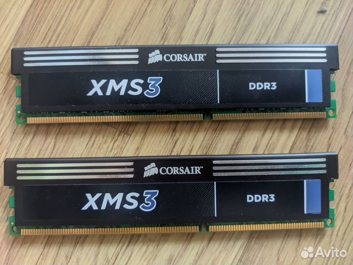 DDR3 8Gb (2x4Gb) Corsair, Kingston