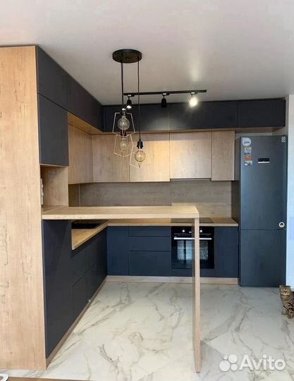 Современная кухня на заказ мдф фасады